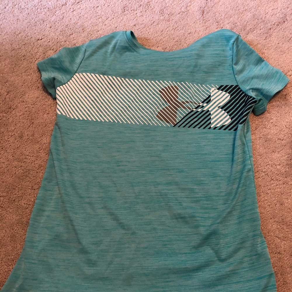 Blue Under Armour t-shirt.